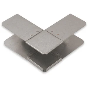 Legrand Salamandre Pre-Galvanised Steel Lighting Trunking Outside Lid 90° Bend 50mm x 50mm