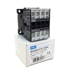 IMO Contactor 3 Pole Open 1 Normally Open AC3 11Kw 22A 110V AC