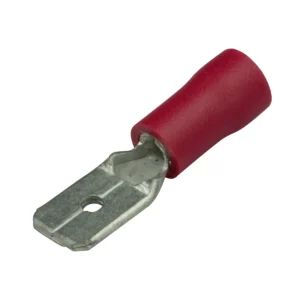 KrimpTerm 6.35x0.8mm Red Male Quick Disconnects