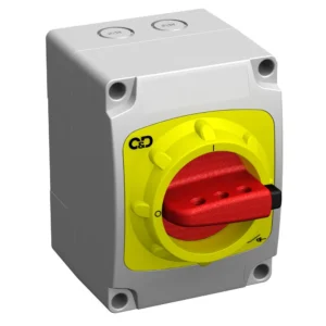 Craig & Derricott Switch Disconnect Isolator Triple Pole+Single Neutral 25A 11Kw AC23 Grey Moulded IP66