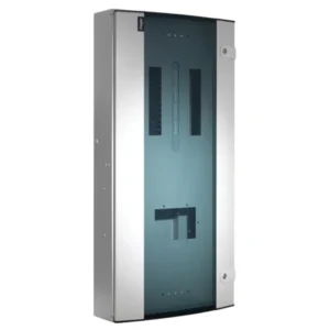 Hager Distribution Board 18Way Triple Pole+Neutral Glazed Door 250A