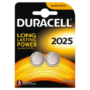 Duracell Battery Coin Non-Rechargeable Lithium 3V 165mAh (Pack=2)