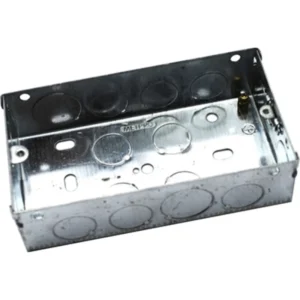 Metpro 35mm 2 GANG SWITCH SOCKET BOX