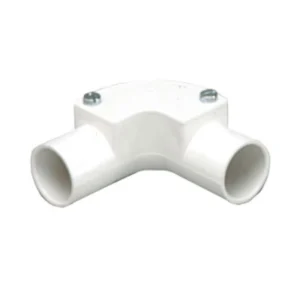 MK Electric Elbow Inspection 20mm White PVC-U