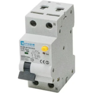 Europa RCBO DP C Curve Type A 16A 6Ka 30Ma