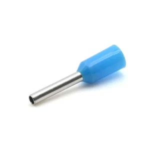 Newlec 0.75mm² Pre-Insulated Crimp Bootlace Ferrule 8mm Blue