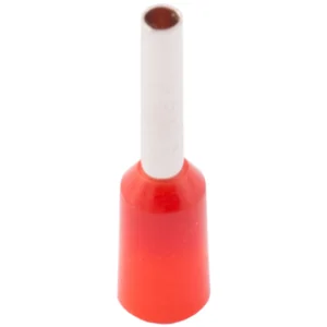 SWA Ferrule Bootlace Insulated 1.0mmx8mm Red French Colour Specification