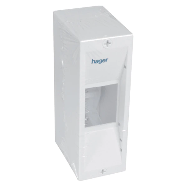 Hager Enclosure 2 Module IP30 160X55X75mm Insulated
