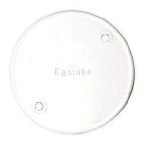 MK Electric Lid Circular Box 66mm White PVC-U