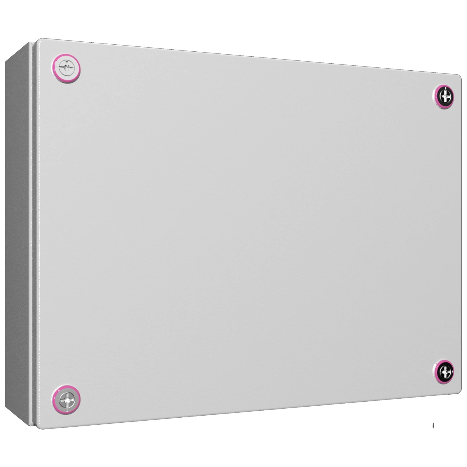 Newlec Junction Box Weatherproof RAL7035 400 x 300 x 120mm Light Grey Steel IP66