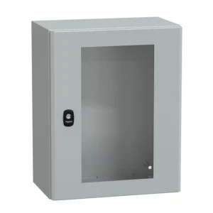 Schneider Electric Spacial S3D tspt door w/o mount.plate. H500xW400xD250 IP66 IK08 RAL703