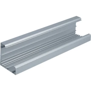 Marshall-Tufflex Base Bench Trunking 105 x 105mm x 3m Silver Grey
