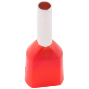 SWA Ferrule Bootlace Insulated 1.0mmx8mm Red Twin Entry