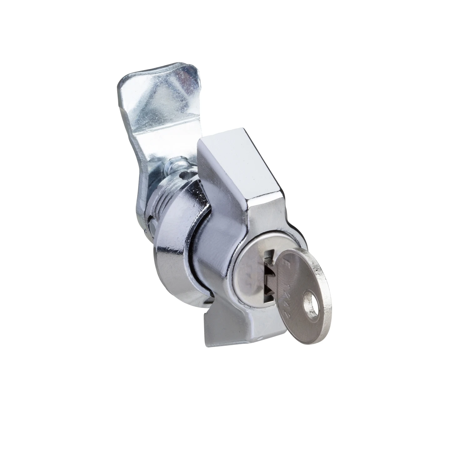 Schneider Electric Chrome-Plate d Handle Lock 1242 E for Spacial S3X Enclosure - Image 2
