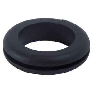 Newlec Grommet Open 25mm Rubber Black