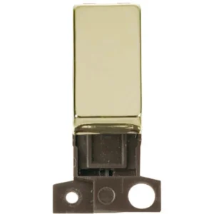Click Scolmore Polished Brass 20A 2 Way Switch