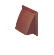 National Ventilation 100mm Wall Outlet Cowled Complete With Damper-Round Spigot - Image 2