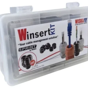 Wiska Insert Sprint M20 Cable Gland Kit Black EPDM