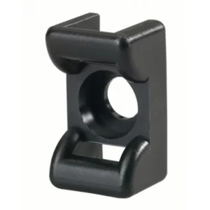 HellermannTyton Hellerman KR6G5 Mount 12x18mm Blk Pk=100