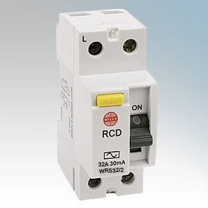 Wylex 32A 10mA DP Type A RCCB