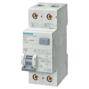 Siemens RCBO DP Type A C Characteristic 10A 30Ma 6Ka