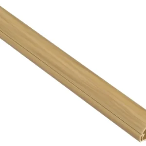 D-Line Trunking 1/2 Round Mini Self Adhesive 30x15mmx3m Oak