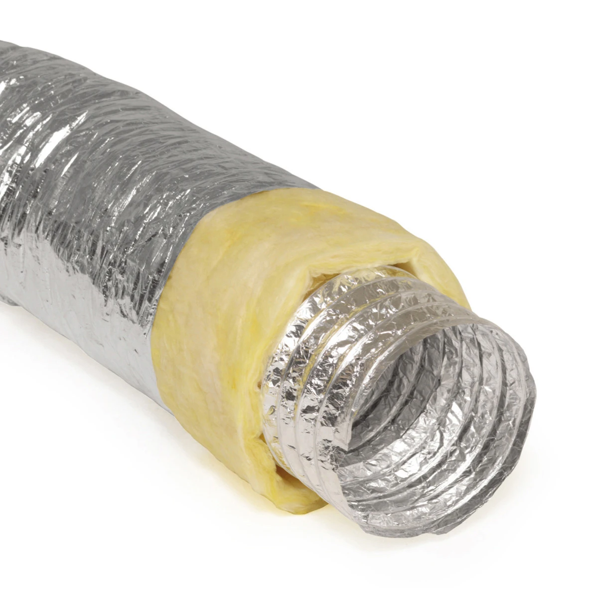 Manrose 100mm (4 Inch) x 10mm PVC Flexible Insulated Ducting