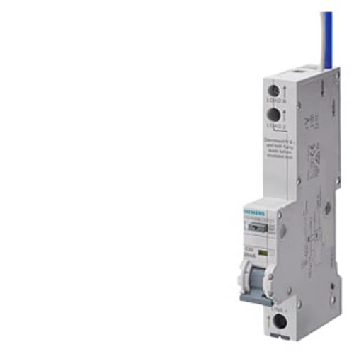 Siemens RCBO 10 Ka 1P+N Type A 30mA C-Char In: 6 A Un