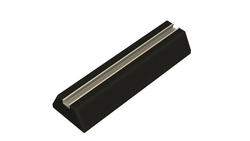 Metpro 600mm Eco Rubber Mounting Flat Foot