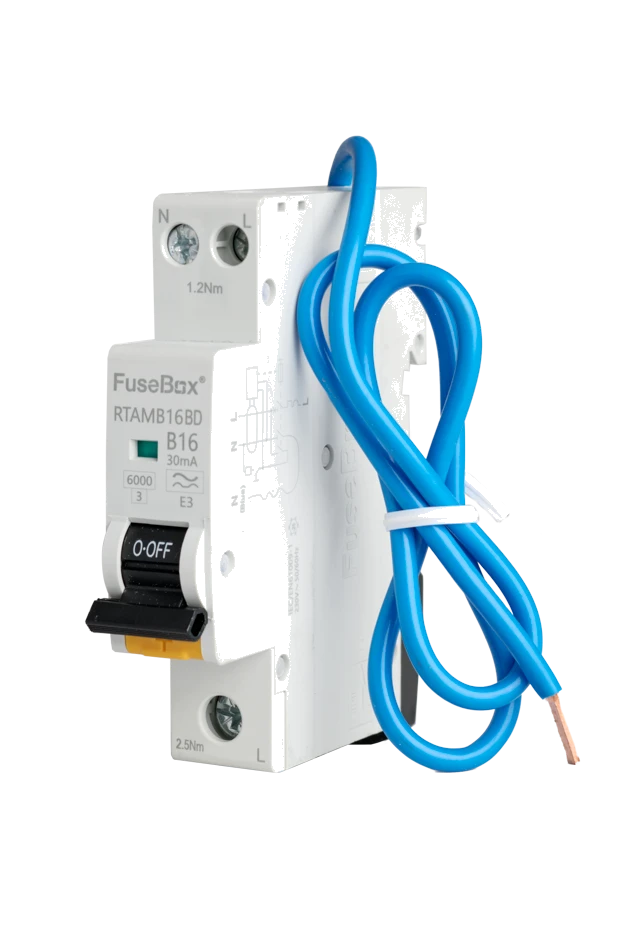 FuseBox MINI 16A B RCBO 1P+N (SW) 30mA 6kA TYPE A BI-DIRECTIONAL