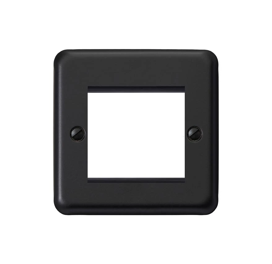 MK Electric 1G 2 MODULE EURO DATA FRONTPLATE