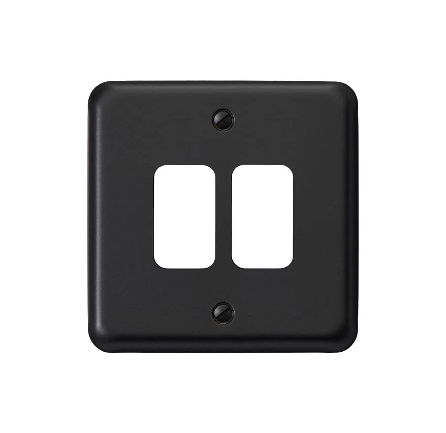 MK Electric 2 MODULE GRID PLUS FRONTPLATE