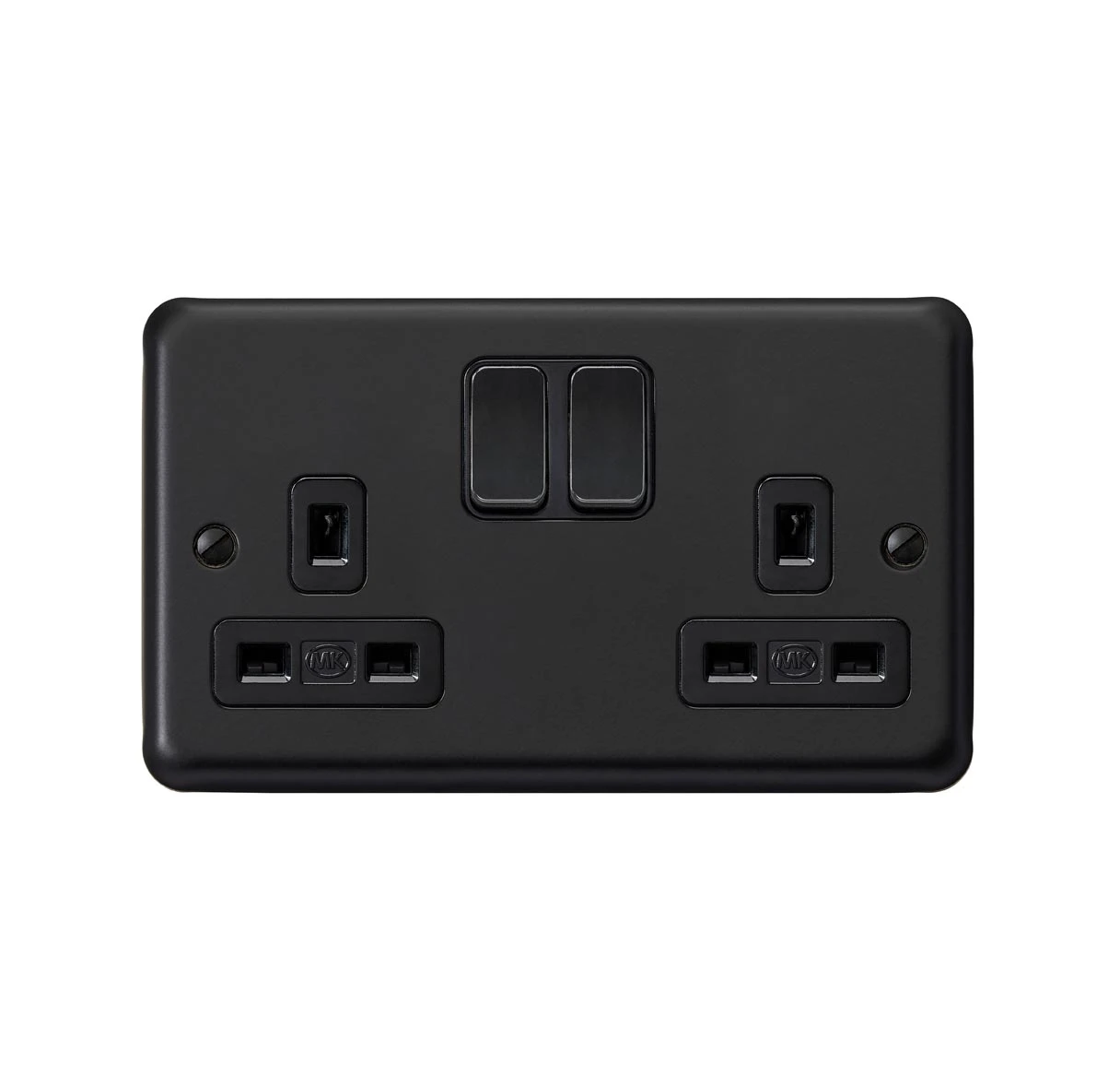 MK Electric 13A 2G DP SWITCH SOCKET MBK