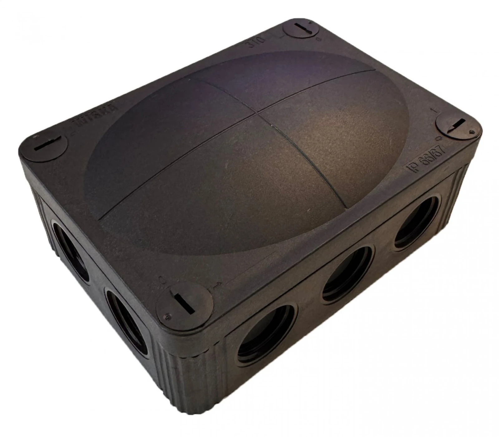 Wiska Combi 310 117mmx85mmx51mm Empty Waterproof Junction Box Black