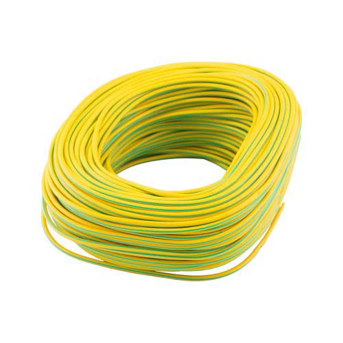 Sleeving Over 5mmx100M Green/Yellow PVC Hank (Bag)