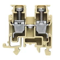 Weidmuller Terminal 26-12AWG Polyamide 66 4g 5.1×26.3×25.5mm Beige/Yellow