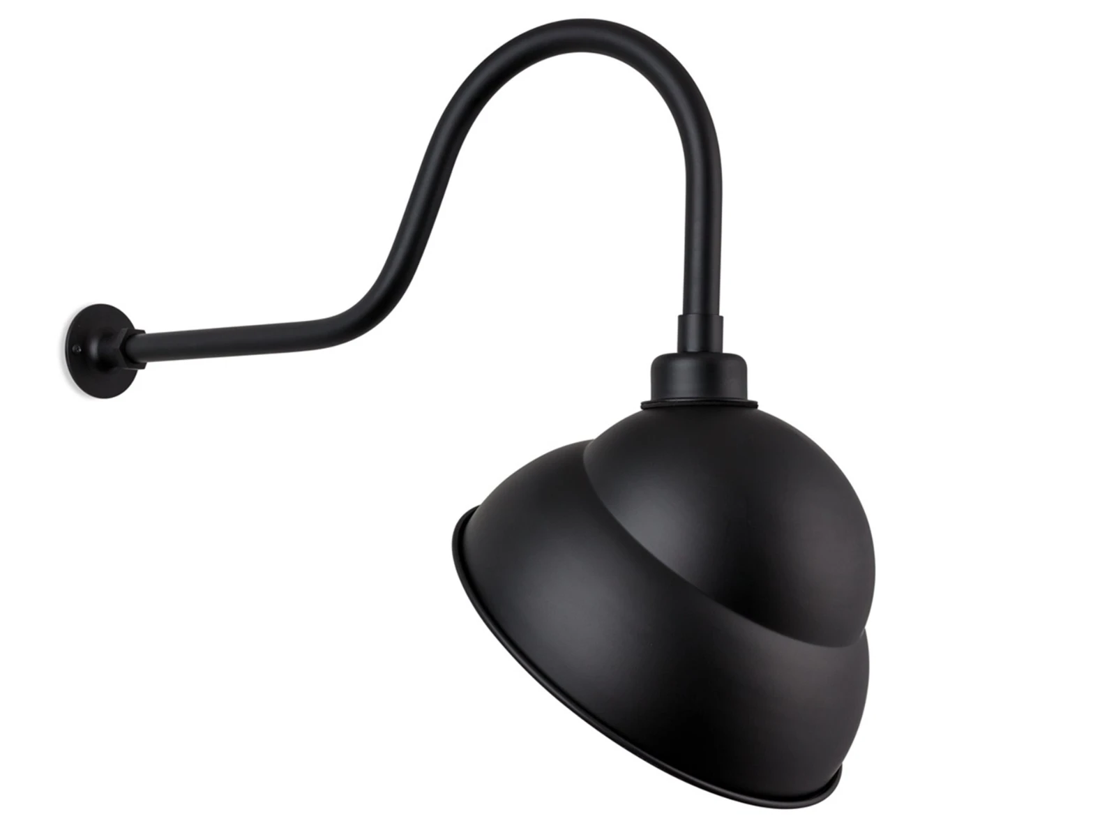 Firstlight Sign Light Swan Neck E27 9″ Reflector 150W Black